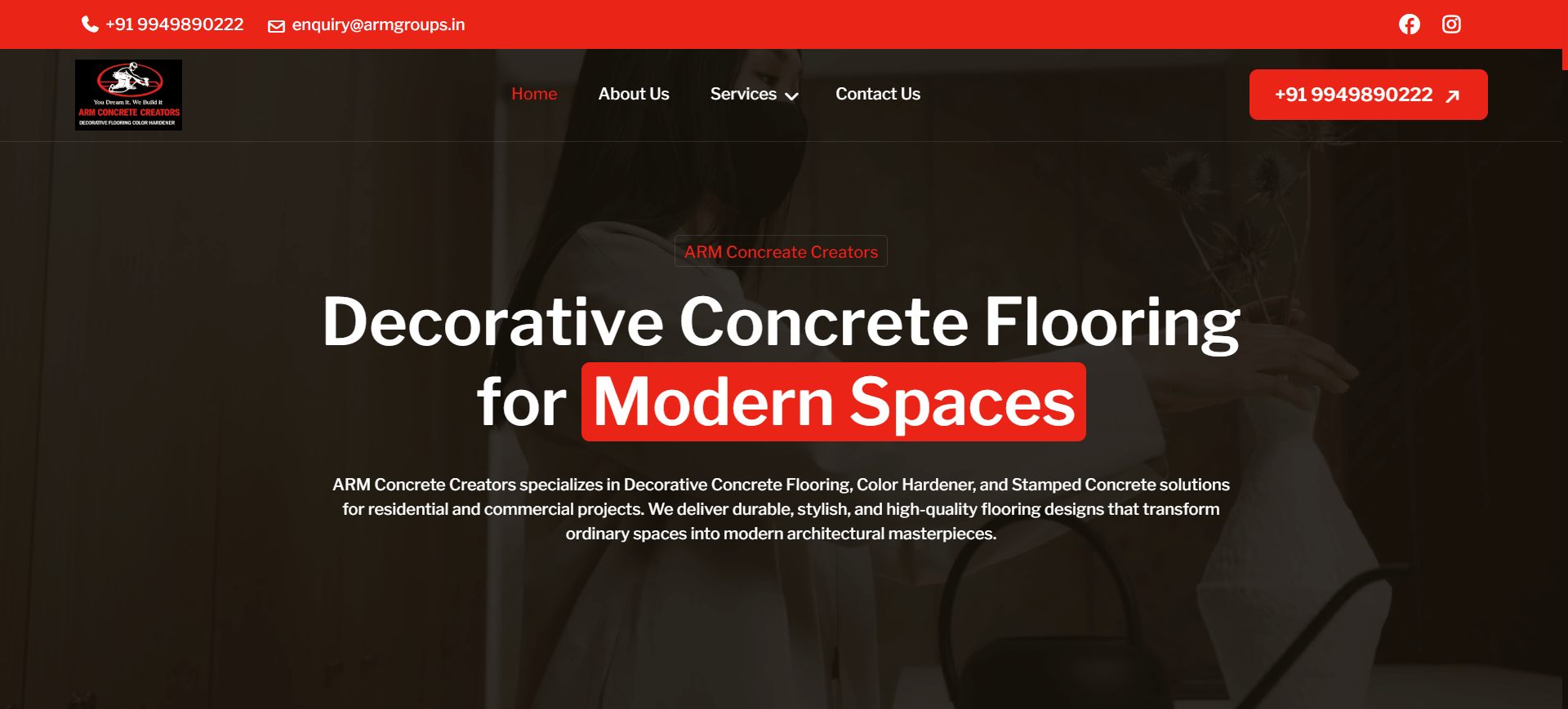 Corporate website redesign project